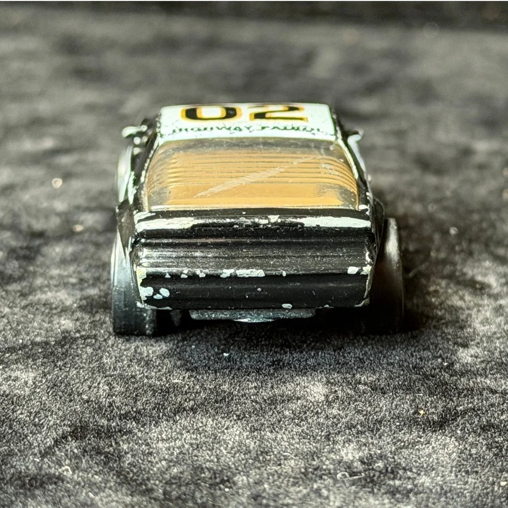 Hot Wheels 1983 Chevy Camaro IROC-Z: Highway Patrol, Black White, 02 Diecast Car